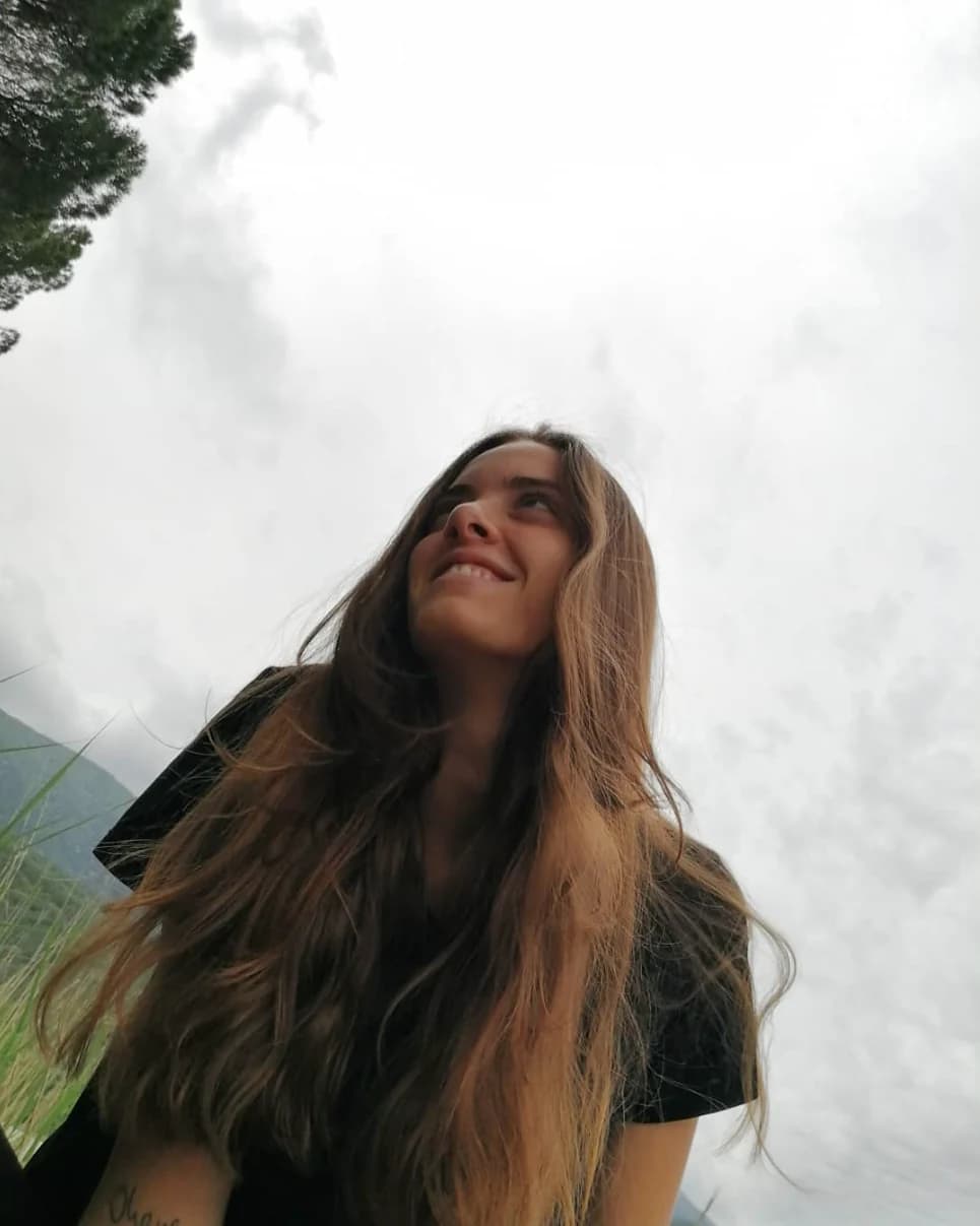 Nuria by the ocean